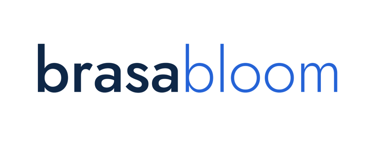 BrasaBloom blue logo