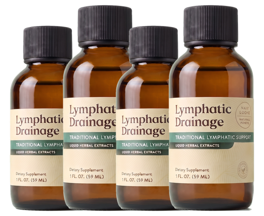 4 bottles of BrasaBloom Lymphatic Drainage